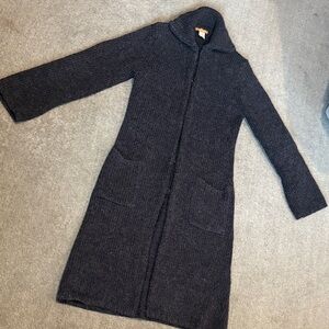 Vintage J. Crew Wool Blend Heather Grey Sweater S